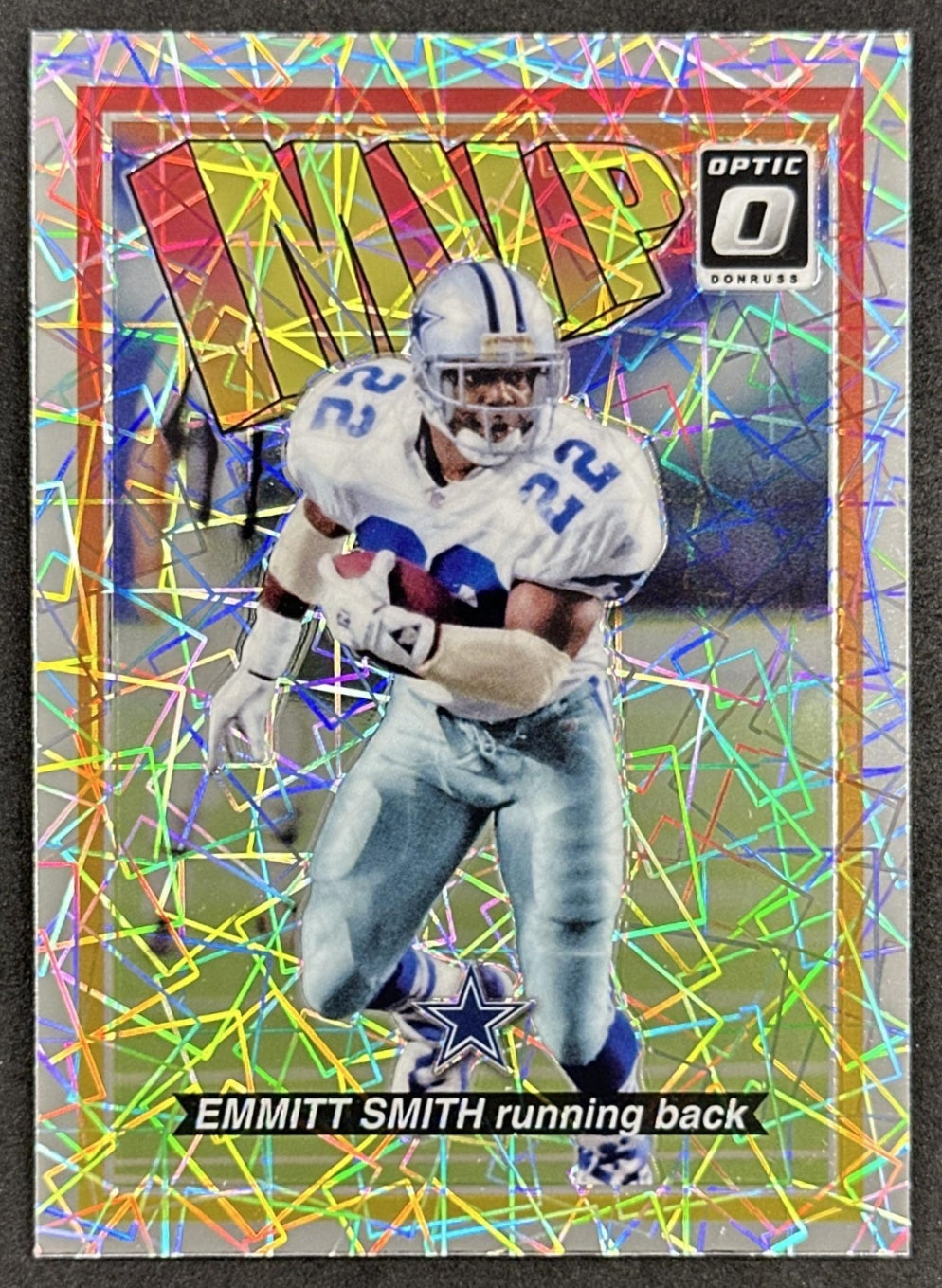 Emmitt Smith 2018 Panini Donruss Optic MVP Cowboys Sports Trading Cards