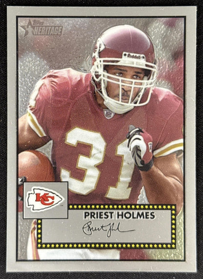 Priest Holmes 2006 Topps Heritage Chrome /1952 Chiefs
