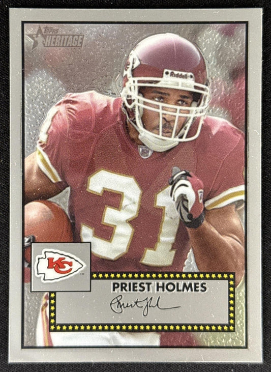 Priest Holmes 2006 Topps Heritage Chrome /1952 Chiefs