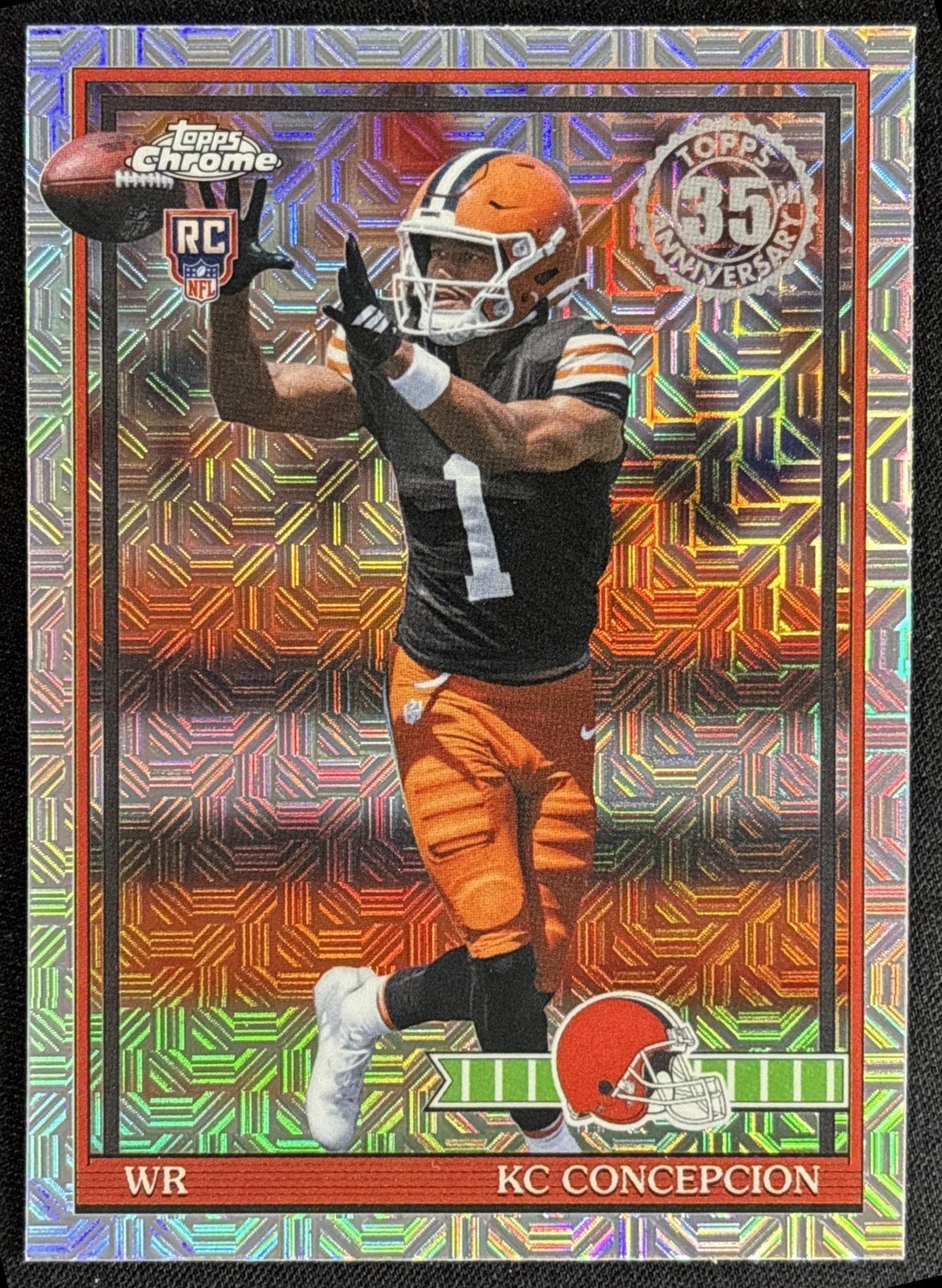 KC Concepcion 2026 Topps 1991 Chrome Rookie Mojo Refractor Browns