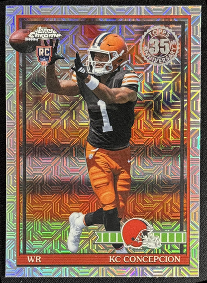 KC Concepcion 2026 Topps 1991 Chrome Rookie Mojo Refractor Browns