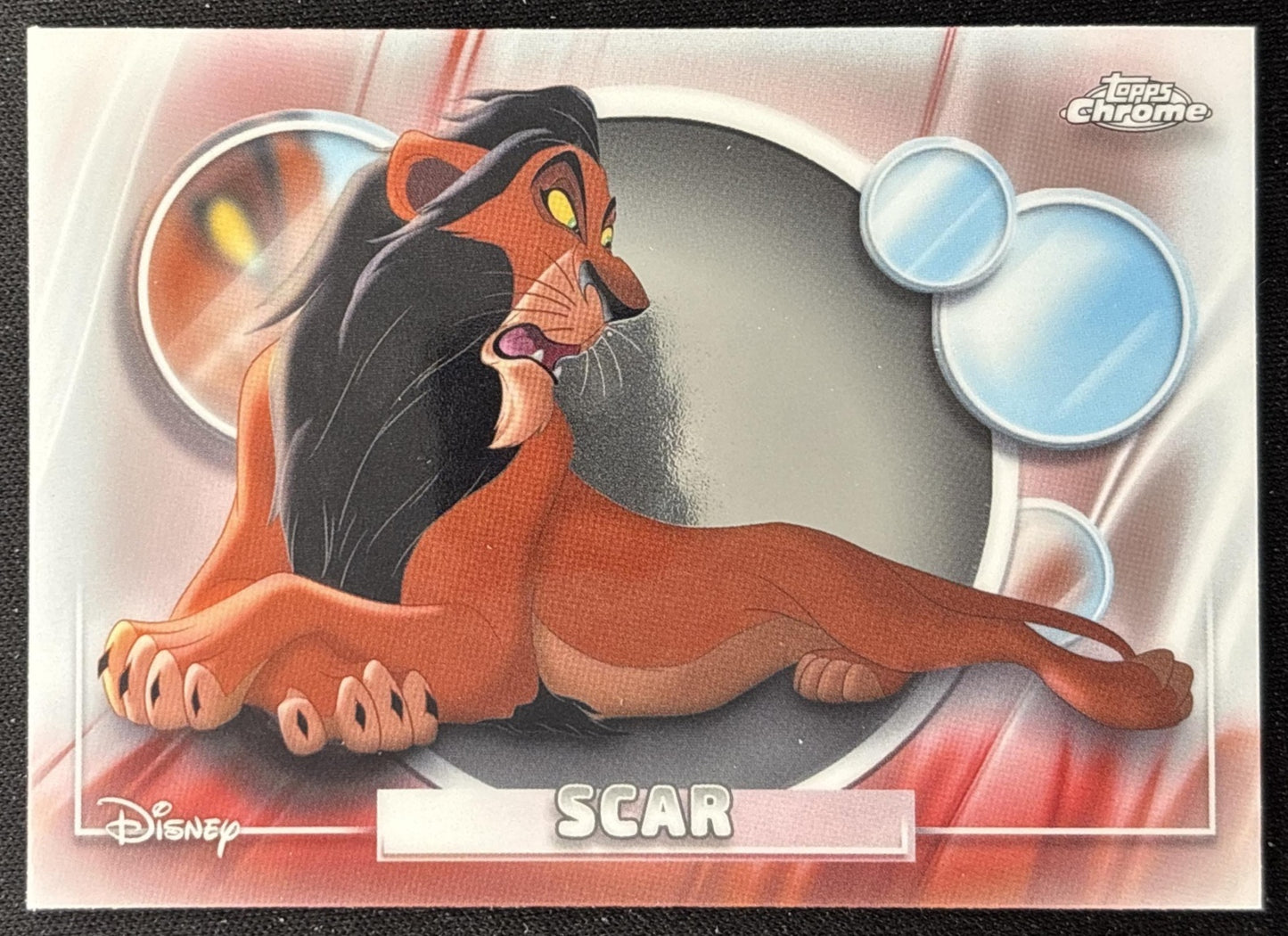 Scar 2026 Topps Chrome Disney The Lion King front
