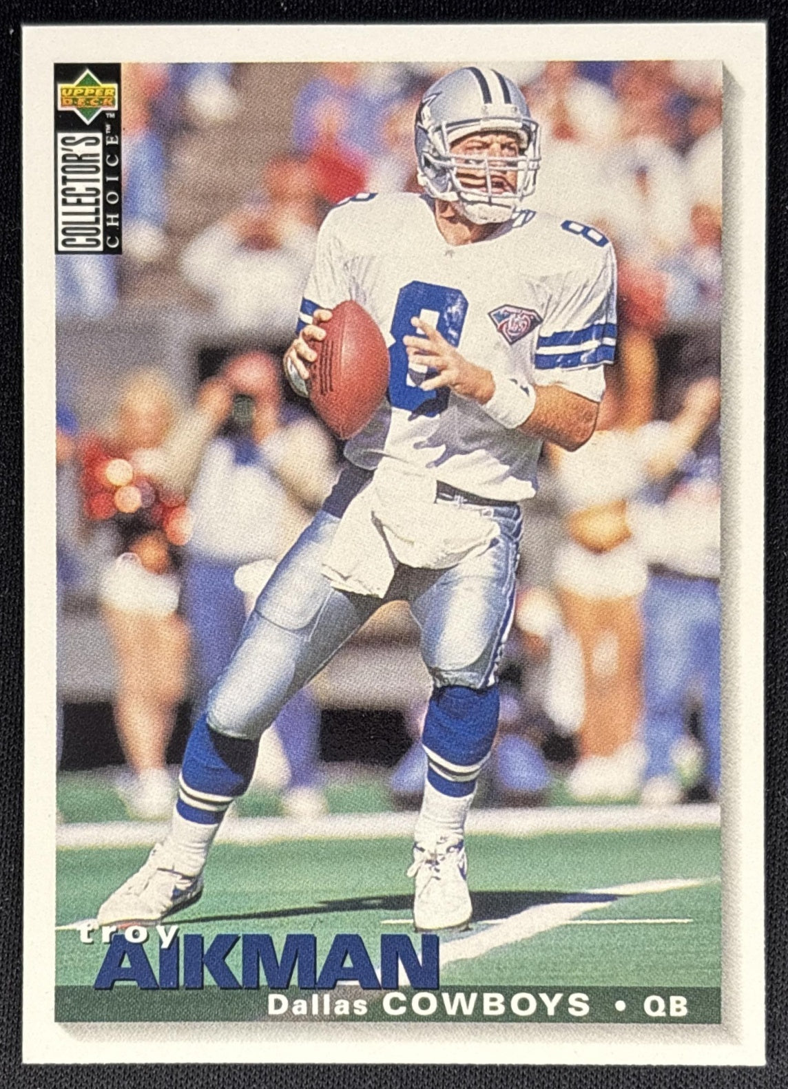 Troy Aikman 1995 Upper Deck Collector's Choice Cowboys Sports Trading Card