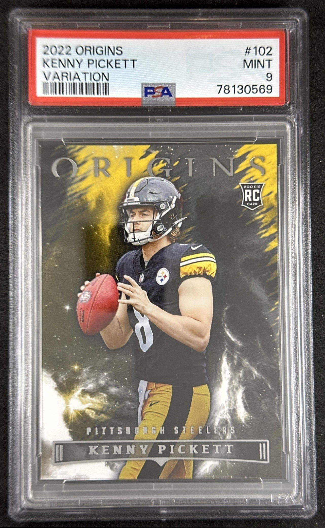 Kenny Pickett 2022 Panini Origins PSA 9