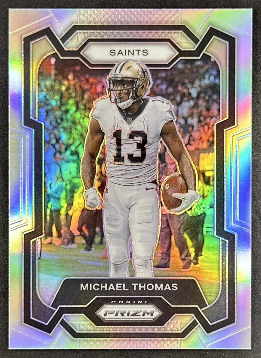 Michael Thomas 2023 Panini Prizm Silver Saints Sports Trading Card