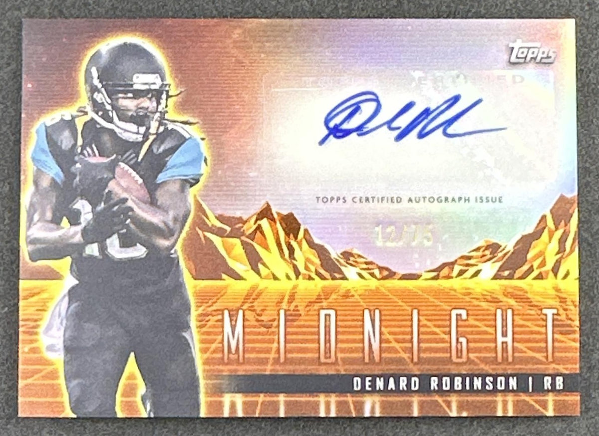 Denard Robinson 2024 Topps Midnight Horizon Signatures Dusk /75 Jaguars