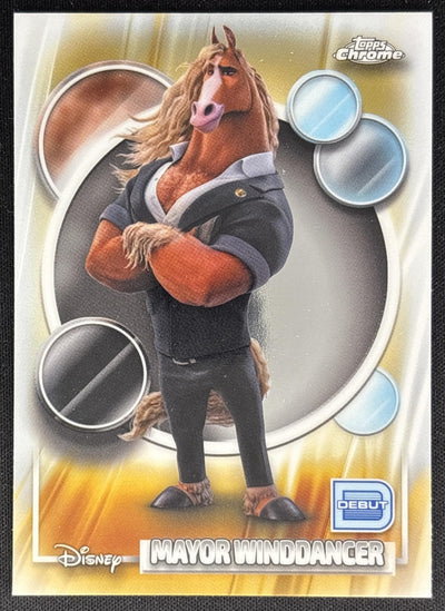 Mayor Winddancer 2026 Topps Chrome Disney Zootopia 2 front