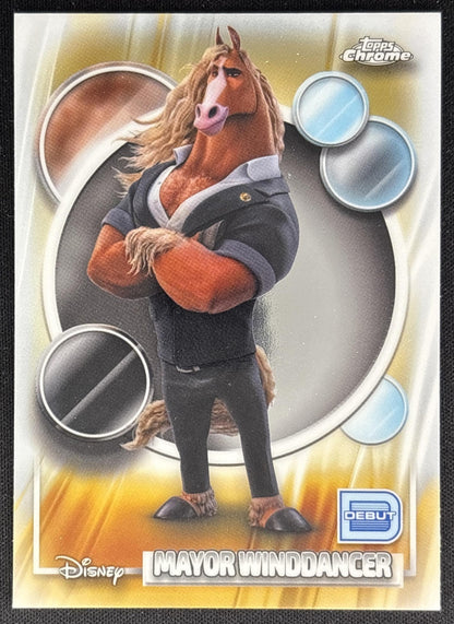 Mayor Winddancer 2026 Topps Chrome Disney Zootopia 2 front