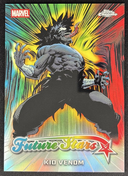 Kid Venom 2026 Topps Chrome Marvel Comics Future Stars front