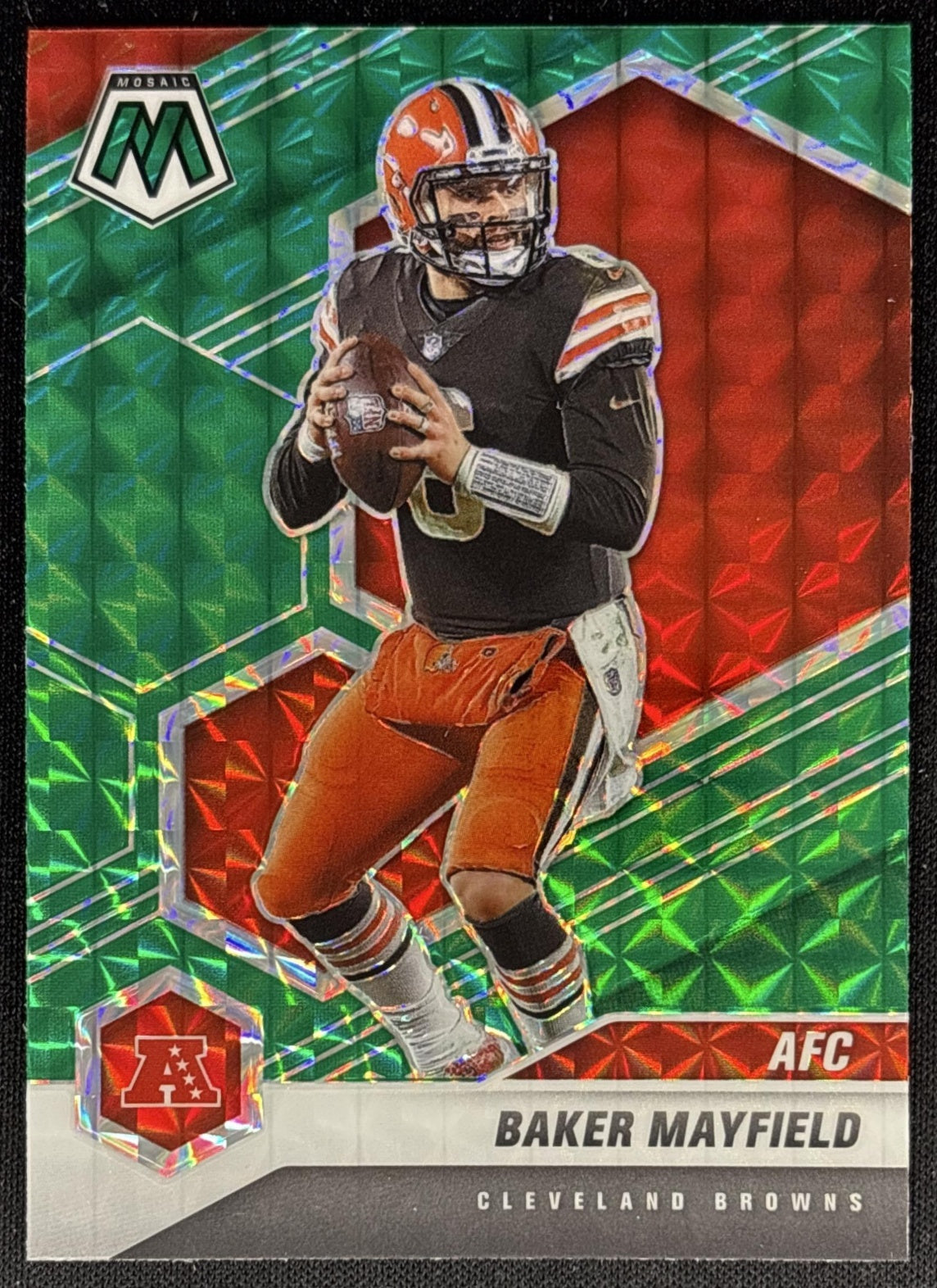 Baker Mayfield 2021 Panini Mosaic Prizm Green Browns Default Title Sports Trading Cards
