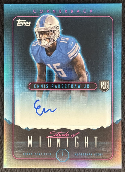 Ennis Rakestraw Jr. 2024 Topps Midnight Stroke of Auto Lions 4 Default Title Sports Trading Cards