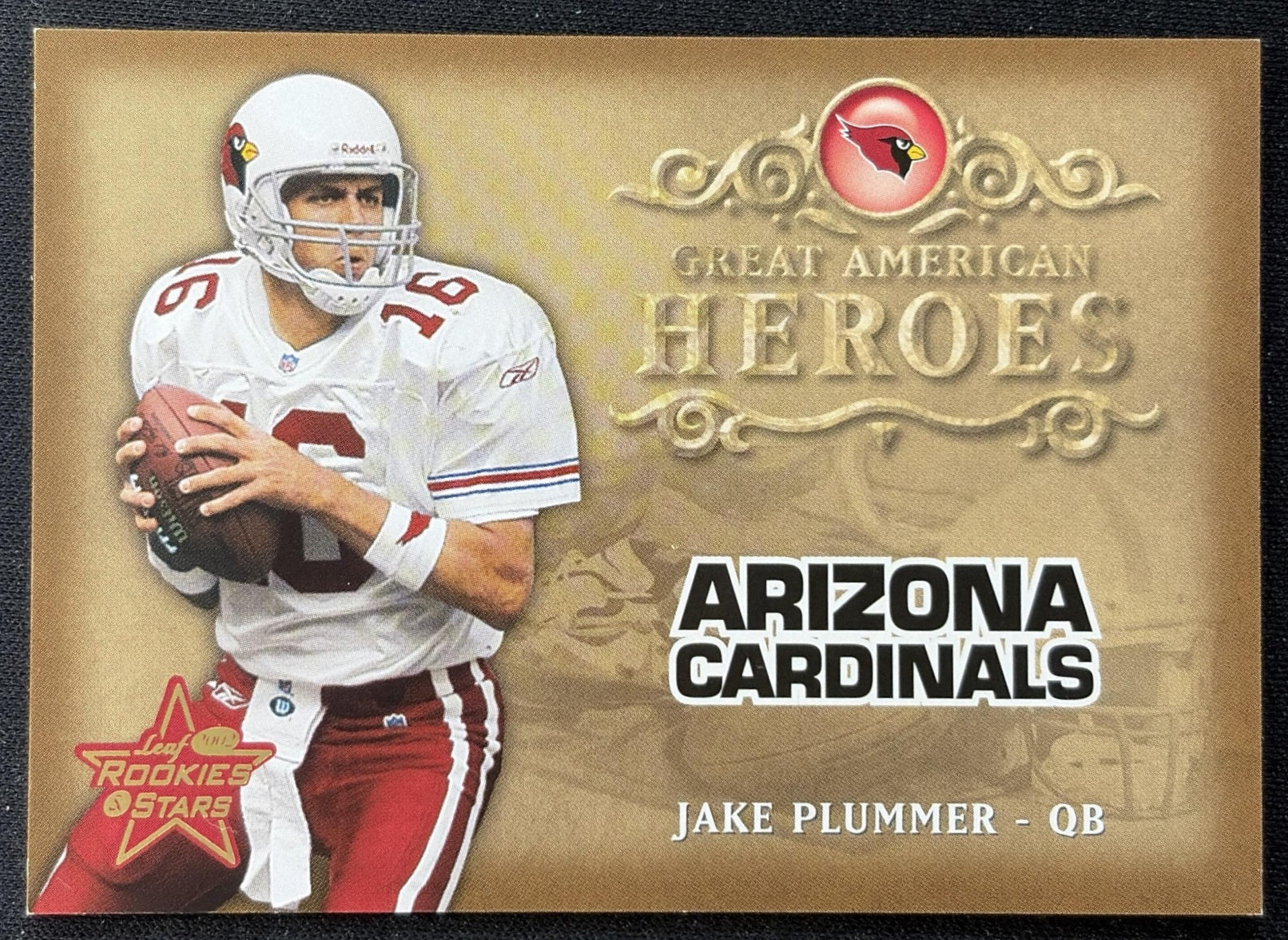 Jake Plummer 2002 Leaf Rookies & Stars Great American Heroes /2000 Cardinals