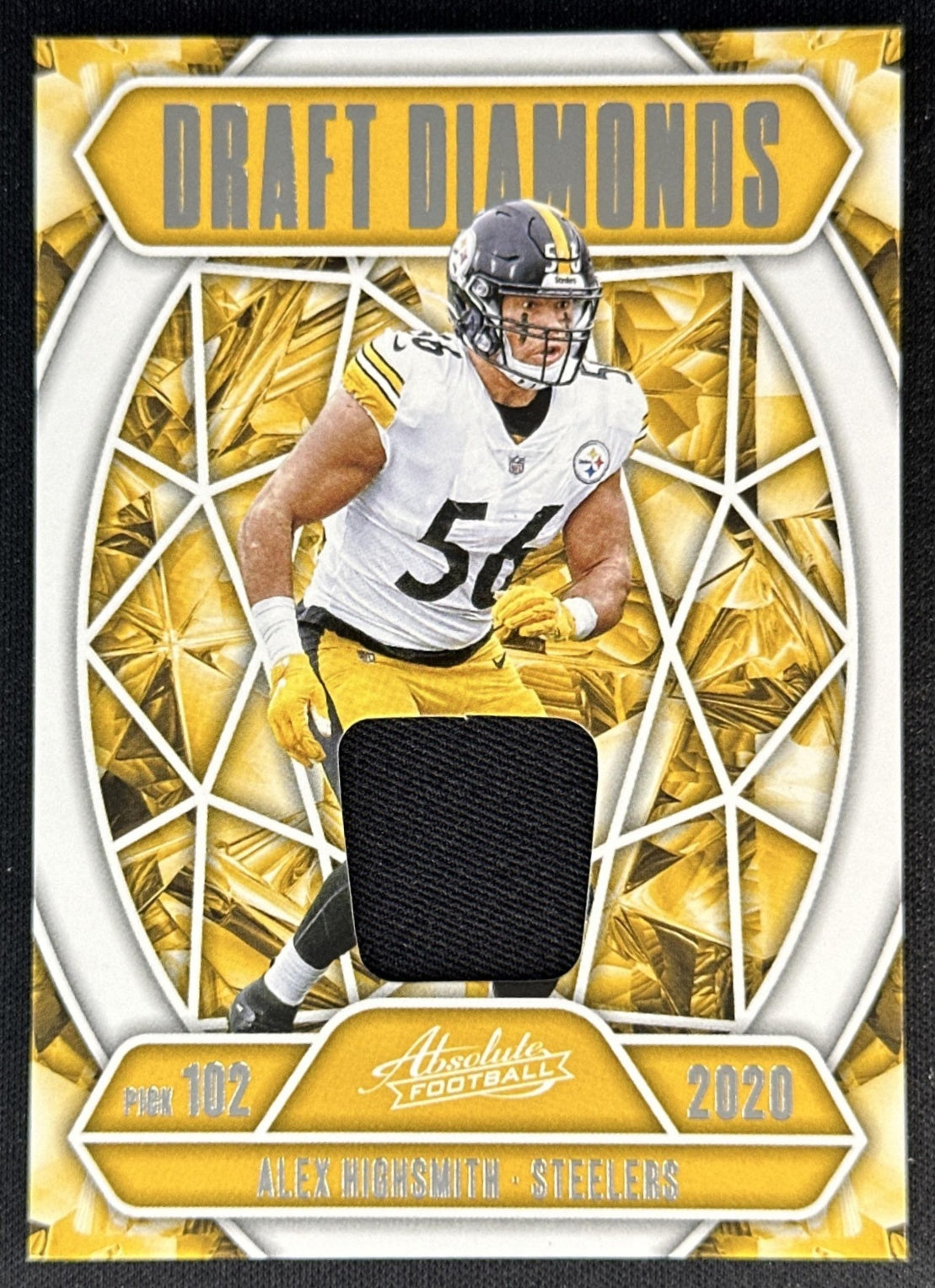 Alex Highsmith 2025 Panini Absolute Draft Diamonds Jersey Steelers