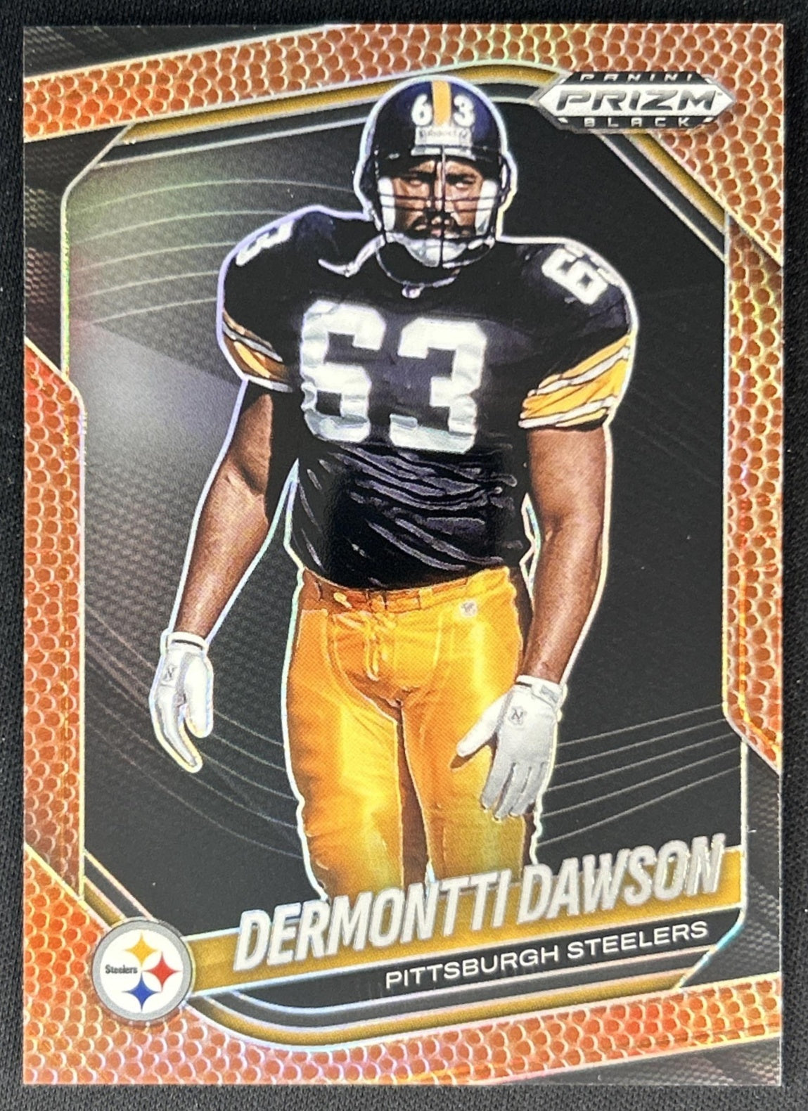 Dermontti Dawson 2025 Panini Prizm Black Football /225 Steelers