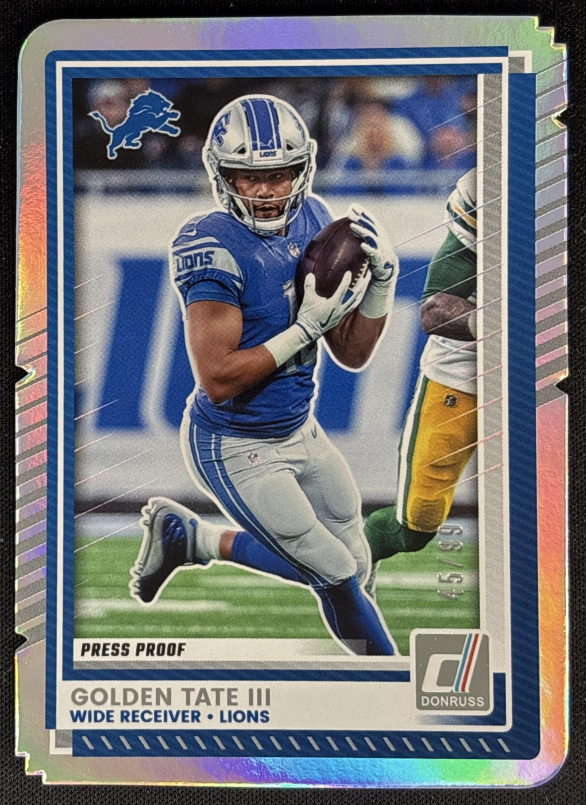Golden Tate III 2025 Panini Donruss Press Proof Silver Die-Cut /99