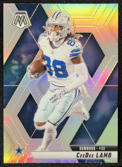 CeeDee Lamb 2025 Panini Mosaic Silver Prizm Cowboys