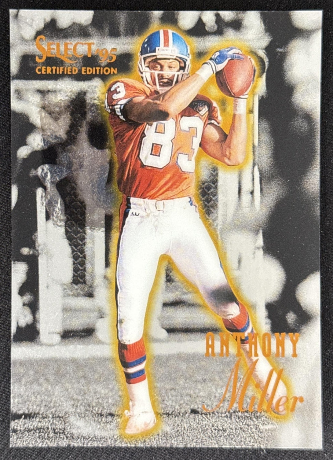 Anthony Miller 1995 Pinnacle Select Certified Broncos Sports Trading Card