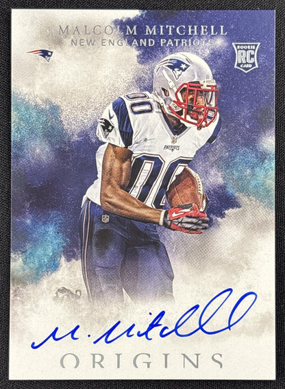 Malcolm Mitchell 2016 Panini Origins Auto Rookie New England Patriots