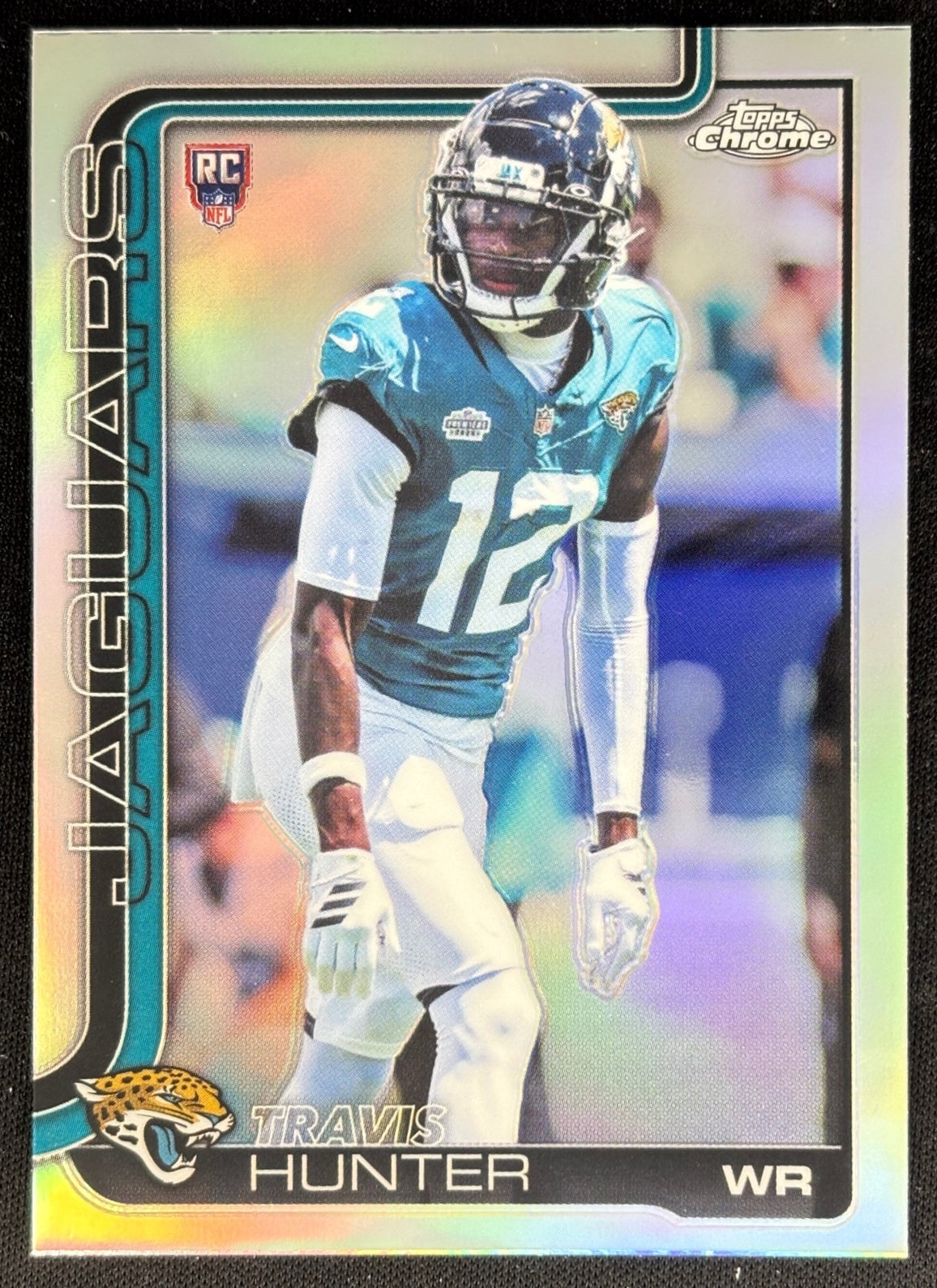 Travis Hunter 2025 Chrome Rookie Refractor Jaguars Sports Trading Cards