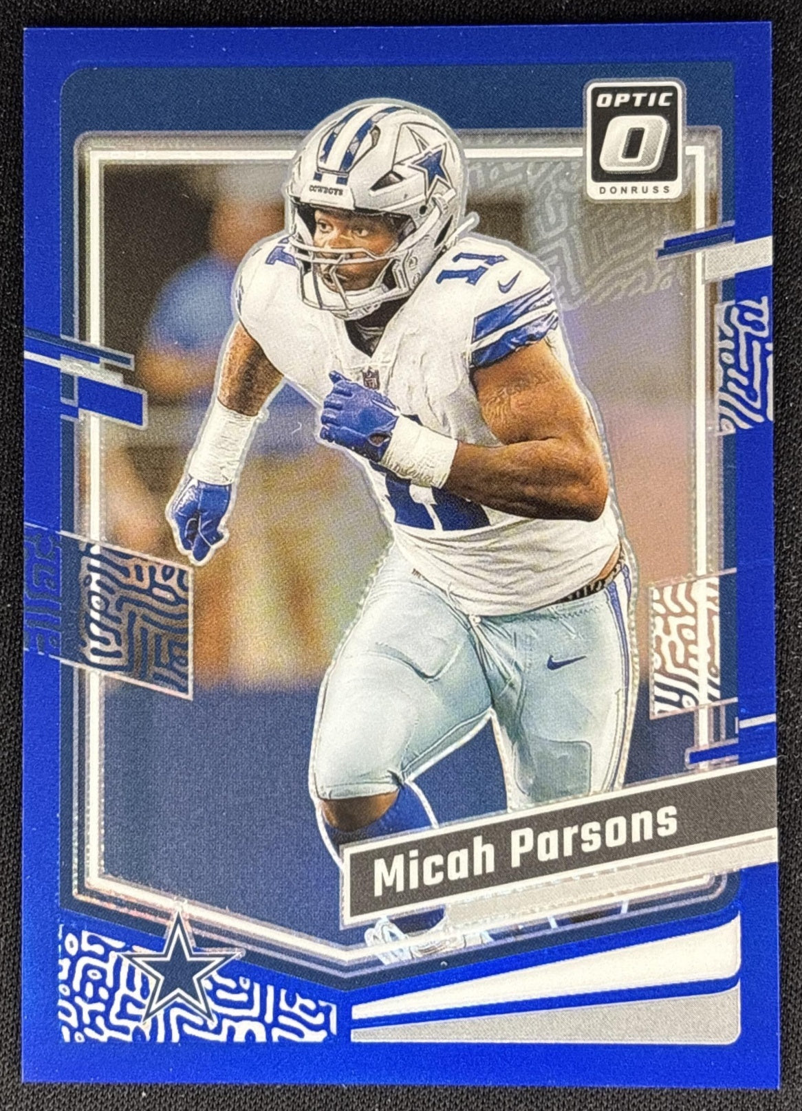 Micah Parsons 2023 Panini Donruss Optic Blue Prizm /199 Cowboys