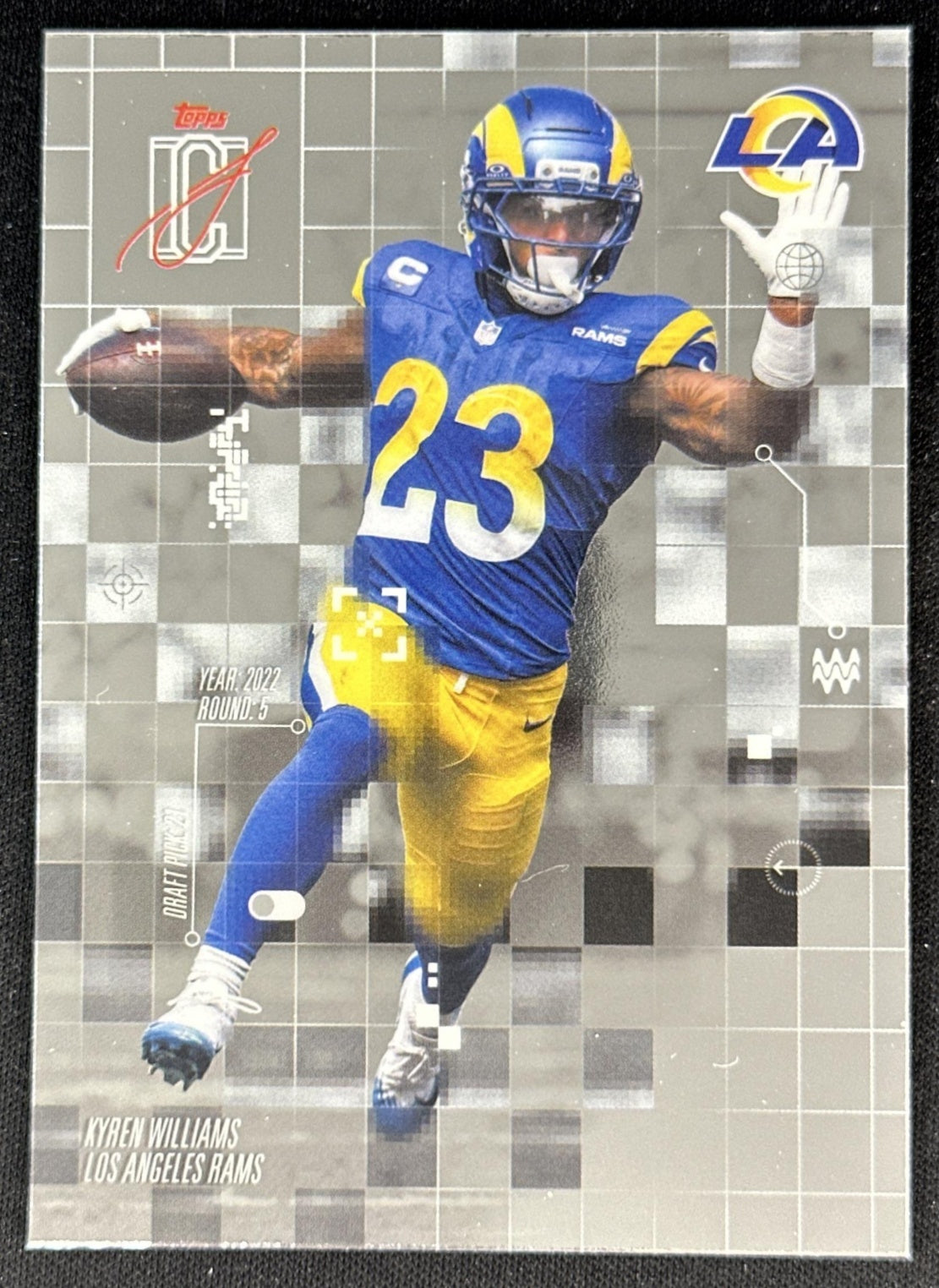 Kyren Williams 2025 Topps Signature Class After Image Rams front