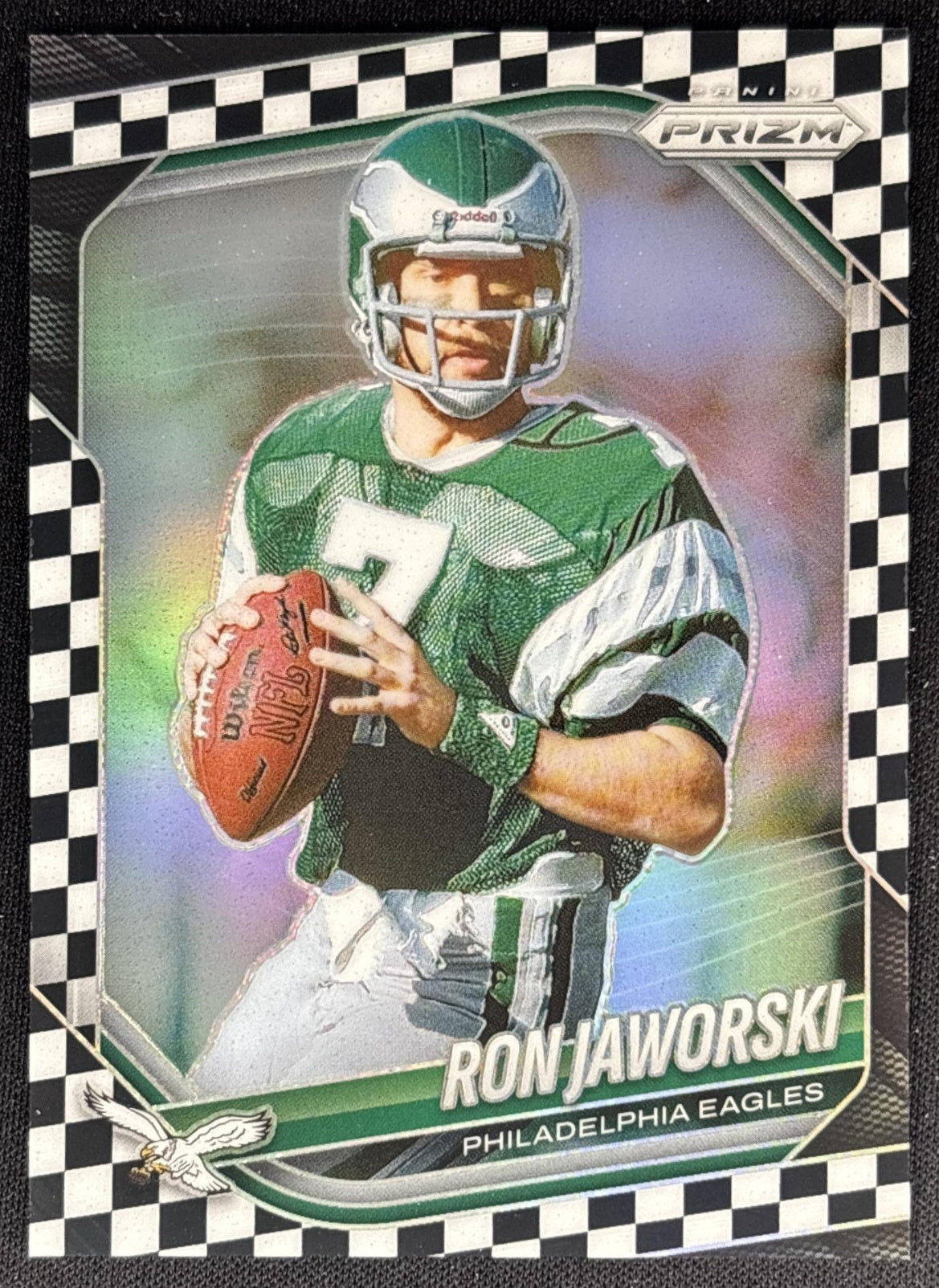 Ron Jaworski 2025 Panini Prizm Black & White Checker Eagles Sports Trading Cards