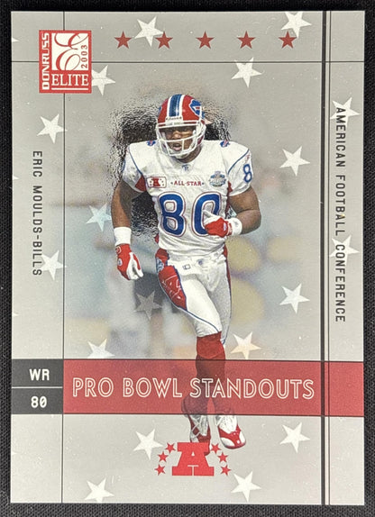 Eric Moulds 2003 Donruss Elite Pro Bowl Standouts /2002 Bills front