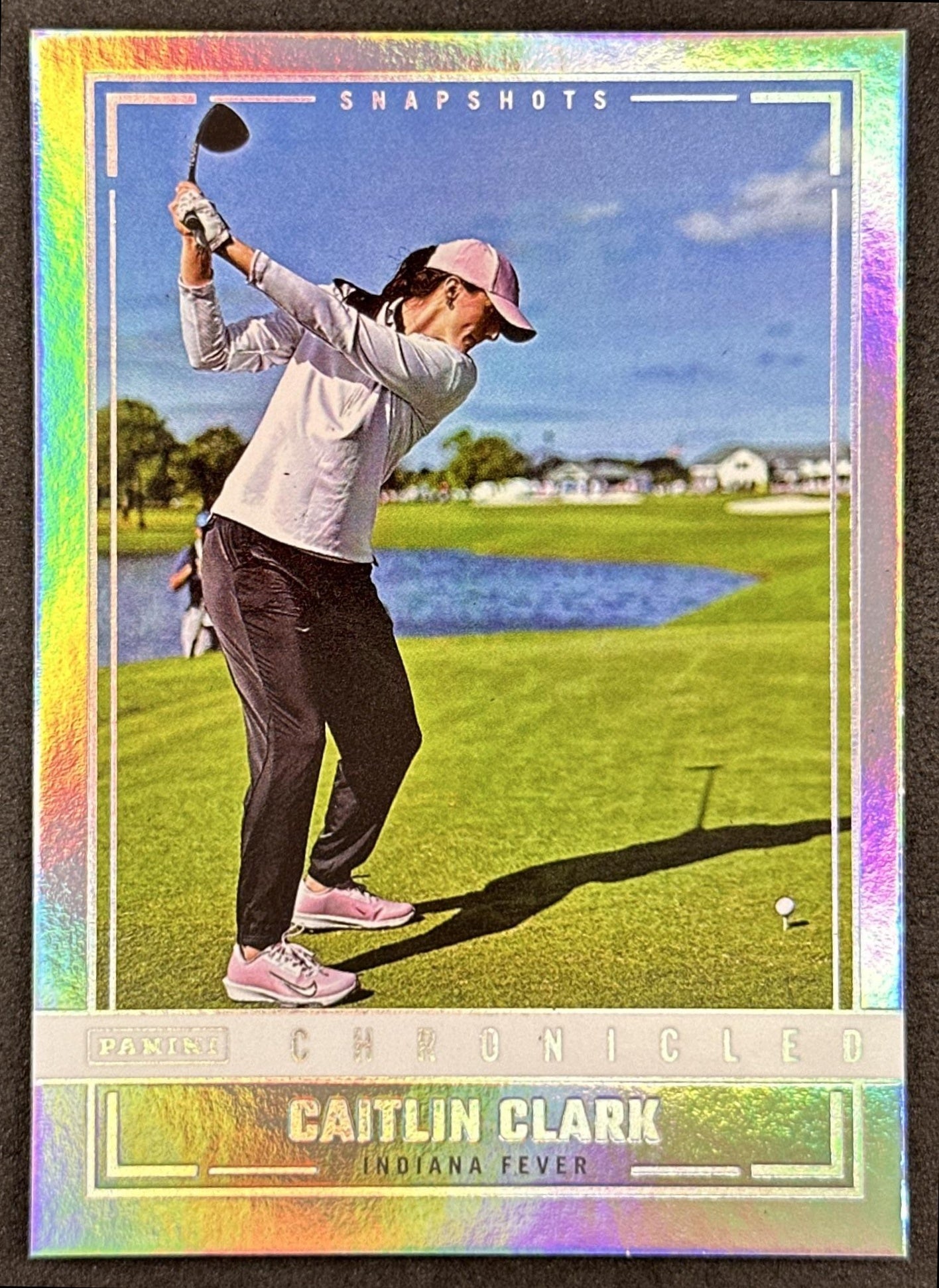 Caitlin Clark 2025 Panini Chronicled Snap Shots Holo Fever 95 Indiana Fever