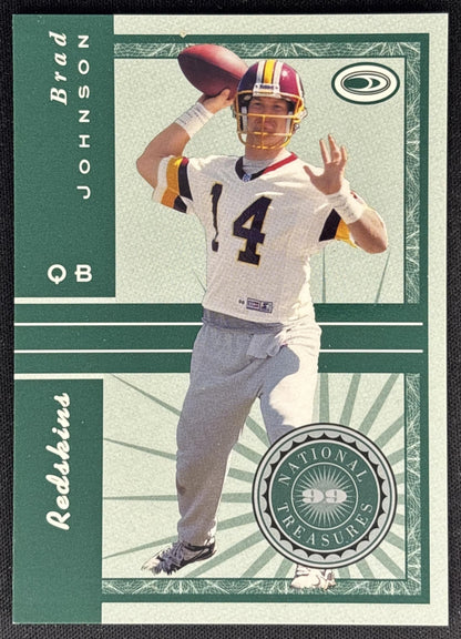 Brad Johnson 1999 Donruss Preferred QBC National Treasures /2000 Redskins