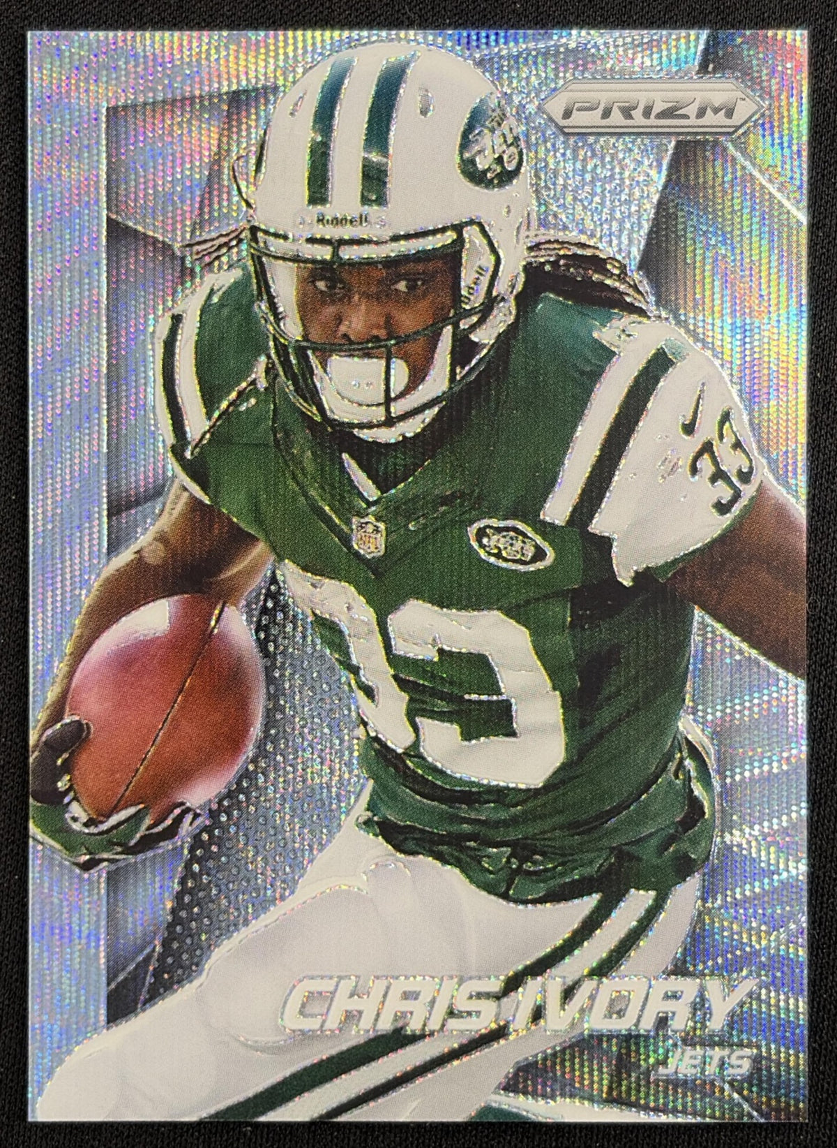 Chris Ivory 2014 Panini Prizm Light Blue Wave /99 Jets New York Jets