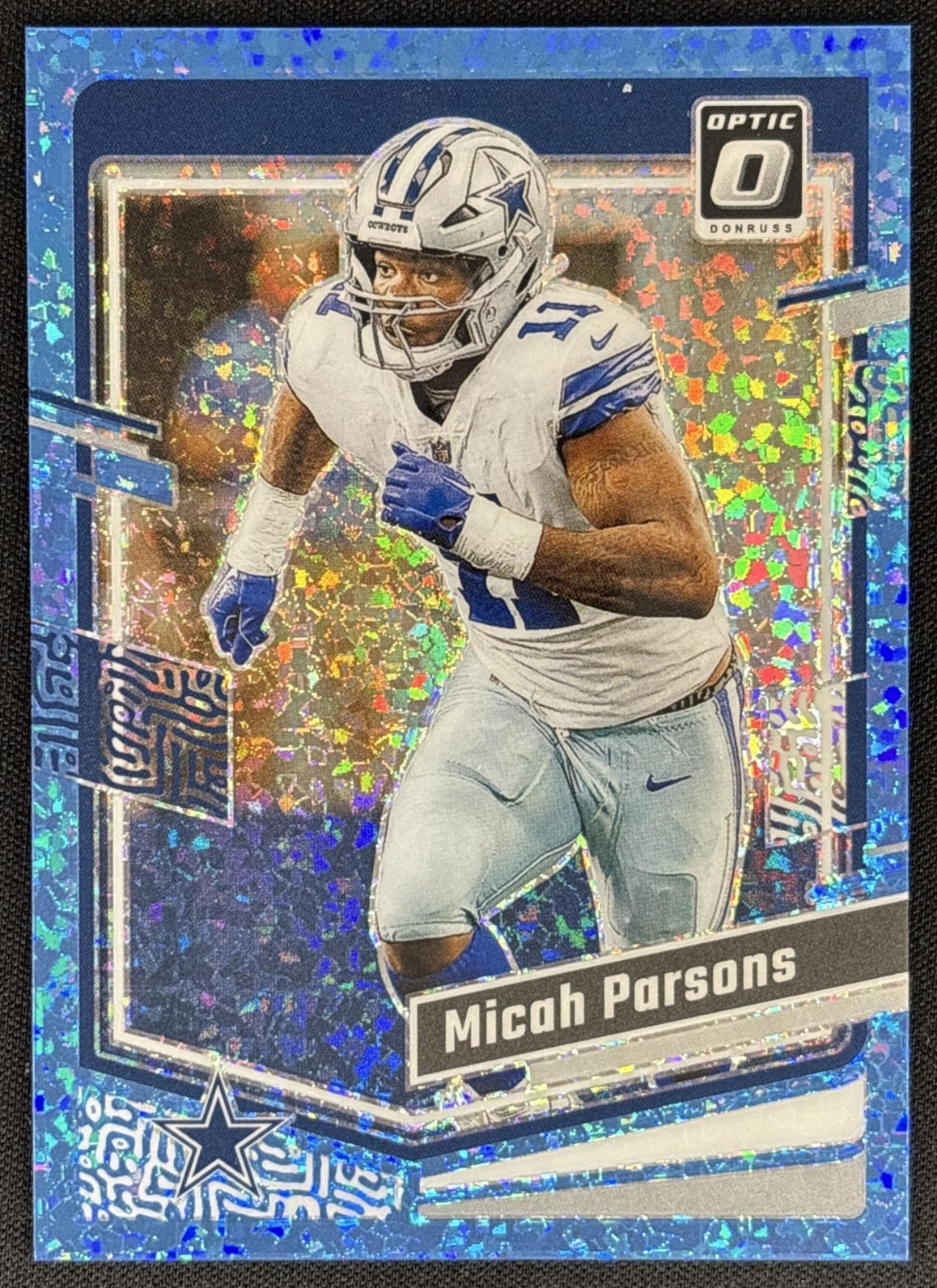 Micah Parsons 2023 Panini Donruss Optic Ice Prizm /15 Cowboys Dallas Cowboys
