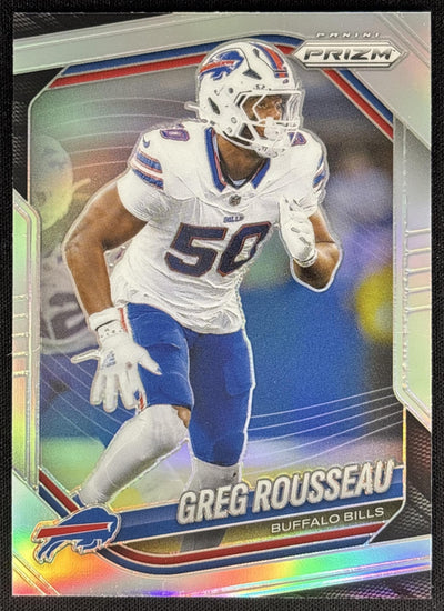 Greg Rousseau 2025 Panini Prizm Silver Bills Sports Trading Card