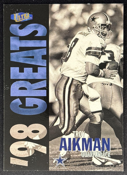Troy Aikman 1998 Fleer Ultra Cowboys Sports Trading Card