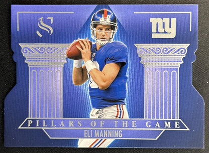 Eli Manning 2025 Panini Silhouette Pillars of the Game Giants