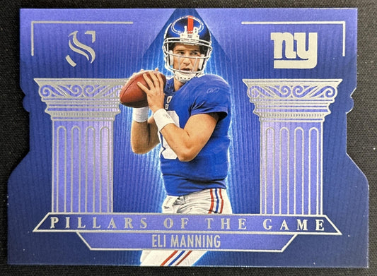 Eli Manning 2025 Panini Silhouette Pillars of the Game Giants
