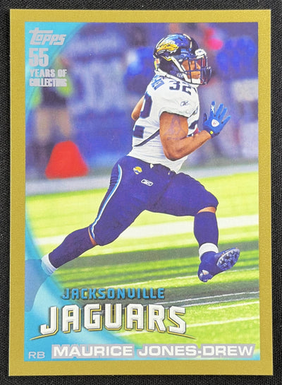 Maurice Jones-Drew 2010 Topps Gold /2010 Jaguars Sports Trading Card