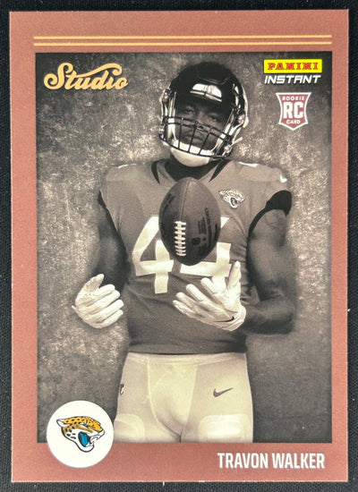 Travon Walker 2022 Panini Instant Studio Rookies Jaguars Sports Trading Cards