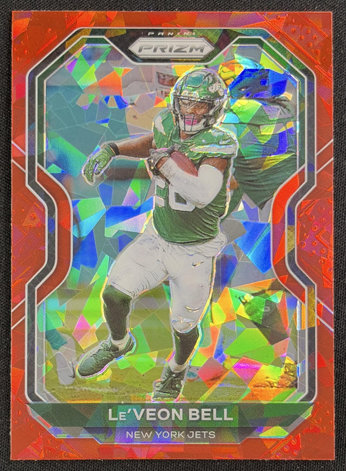 Le Veon Bell 2020 Panini Prizm Red Ice Jets