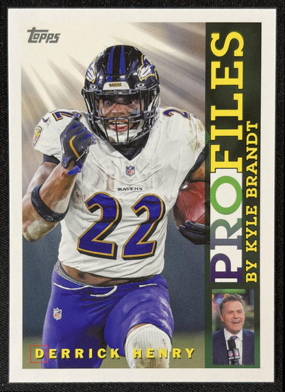 Derrick Henry 2026 Topps Profiles Ravens front