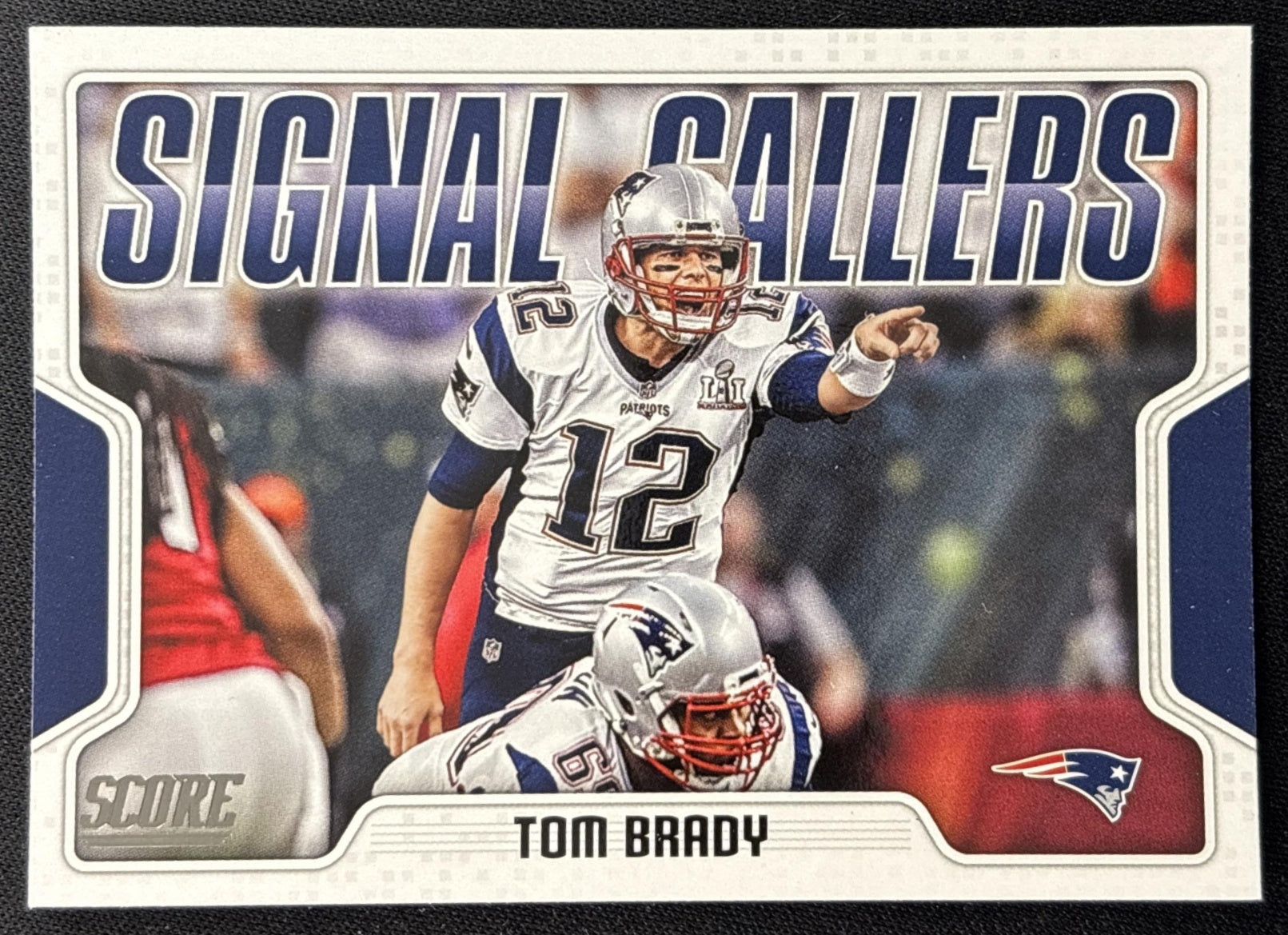 Tom Brady 2018 Panini Score Signal Callers Patriots Sports Trading Cards