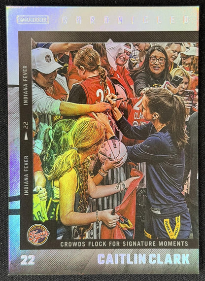 Caitlin Clark 2025 Panini Chronicled Life Style Red Holo Fever 59