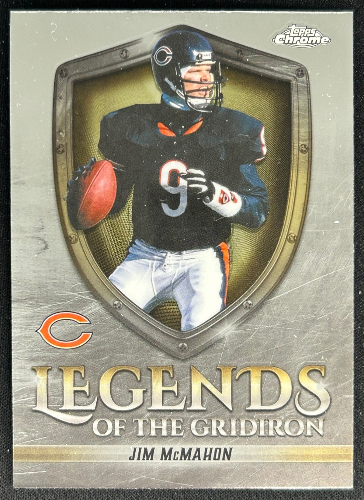 Jim McMahon 2025 Topps Chrome Legends of the Gridiron Bears Sports Trading Cards