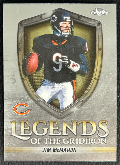 Jim McMahon 2025 Topps Chrome Legends of the Gridiron Bears Sports Trading Cards