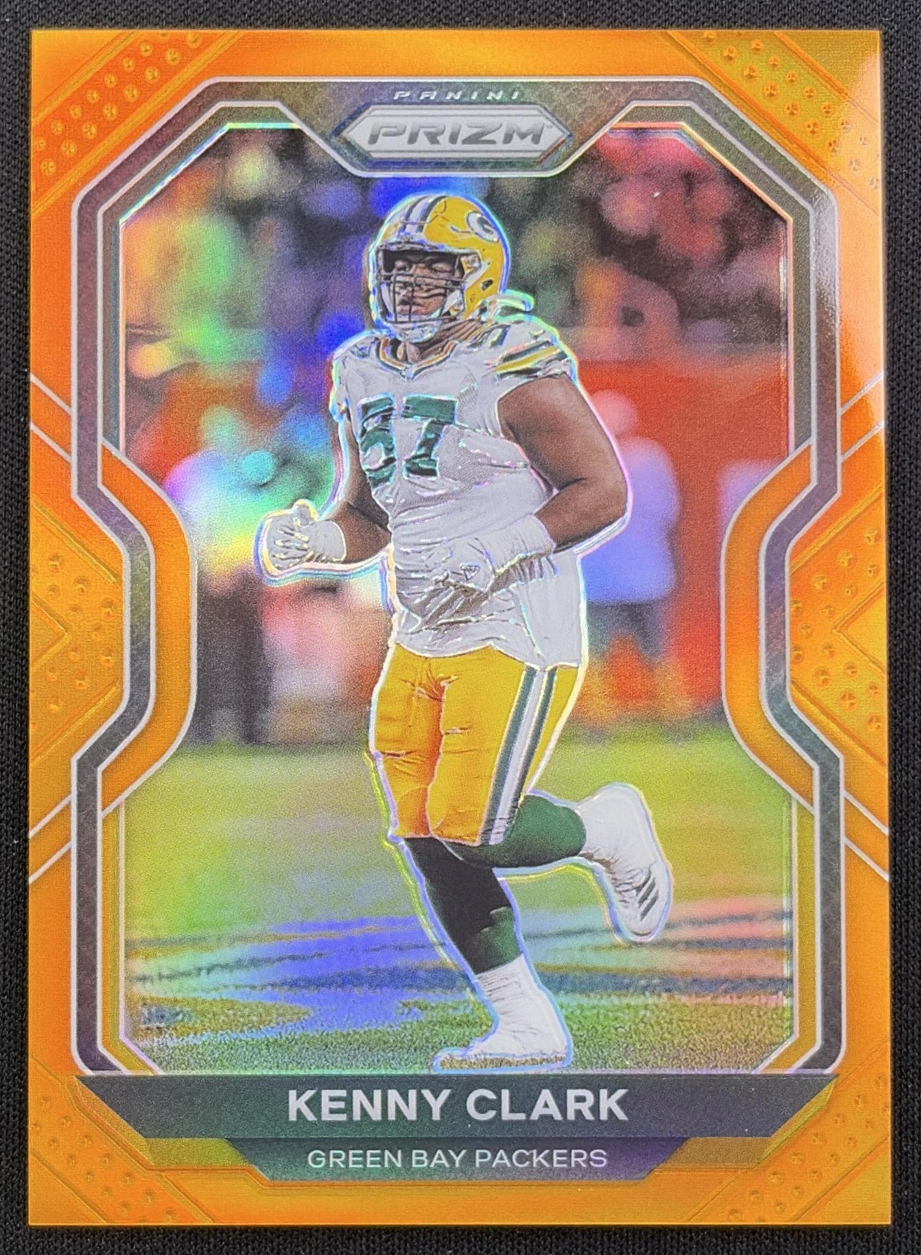 Kenny Clark 2020 Panini Prizm Orange /249 Packers