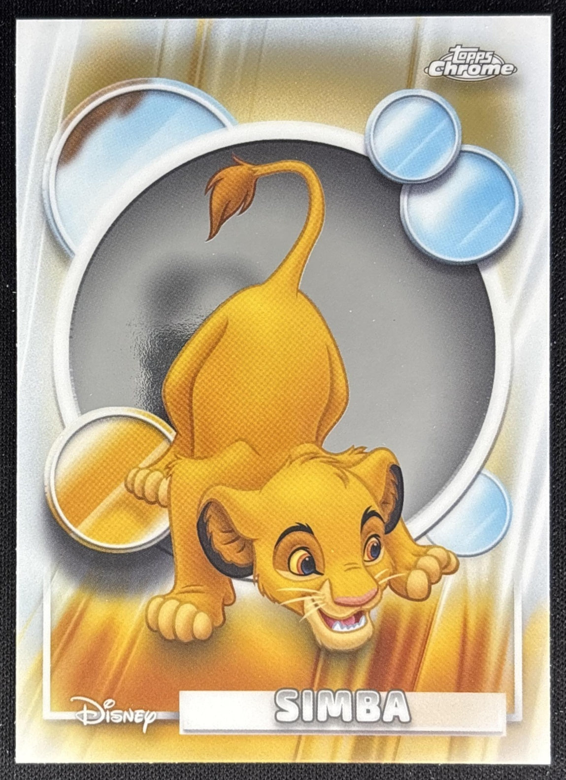Simba 2026 Topps Chrome Disney The Lion King front