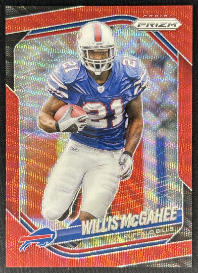 Willis McGahee 2025 Panini Prizm Red Wave /149 Bills Default Title Sports Trading Cards