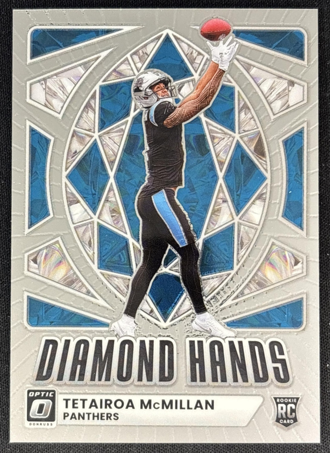 Tetairoa McMillan 2025 Panini Donruss Optic Diamond Hands Panthers