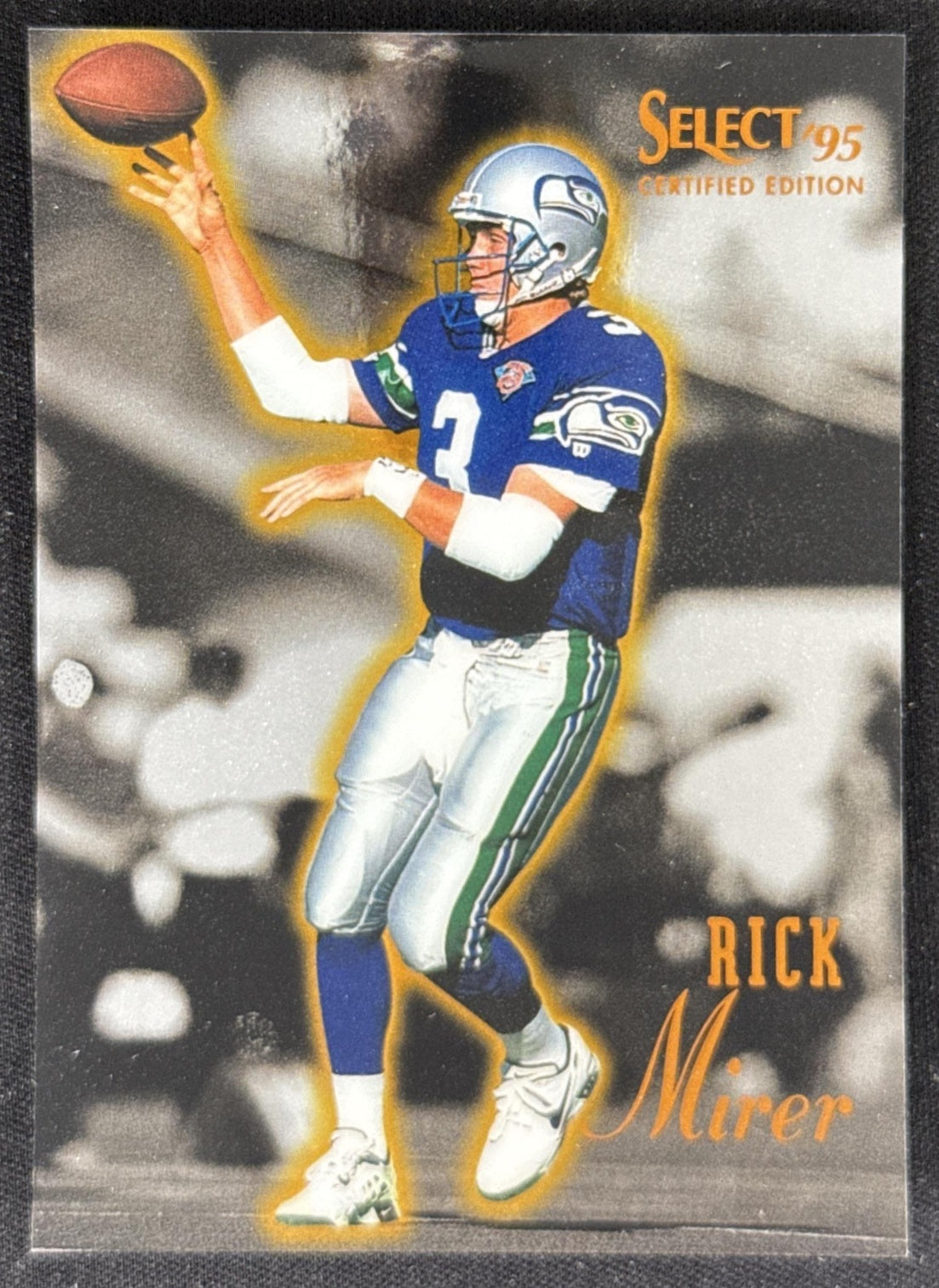 Rick Mirer 1995 Pinnacle Select Certified Seahawks
