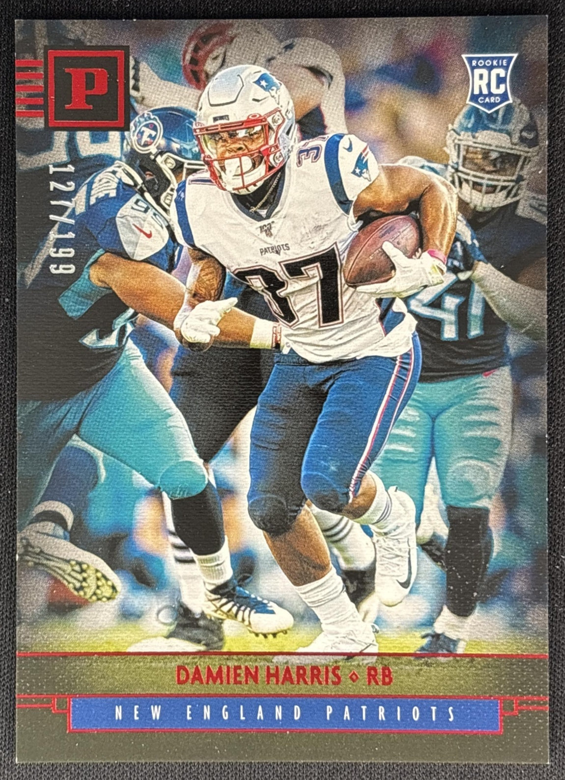 Damien Harris 2019 Panini Chronicles Red /199 Patriots