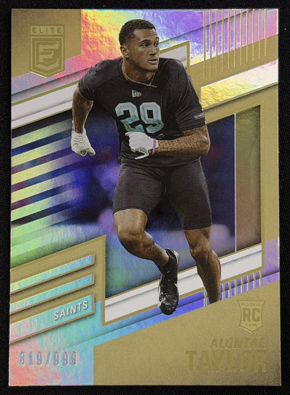Alontae Taylor 2022 Panini Donruss Elite /999 Saints - front